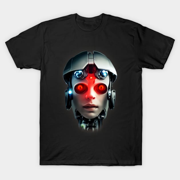 Male Superior Cyborg No. 166 T-Shirt by PNPTees